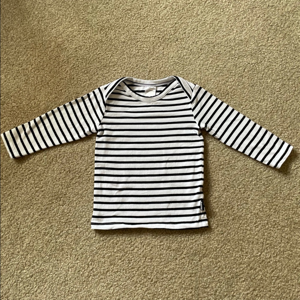 Bonds Long Sleeve Striped Tee 6-12 Months